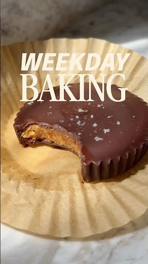 Weekday Baking, Day 4: Homemade Peanut Butter Cups!