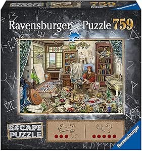 Ravensburger The Art Studio | 759-Piece Jigsaw Puzzle for Adults | Unique Piece Design | Premium Quality Materials | Ideal Gift for Puzzle Enthusiasts