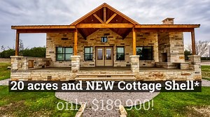 659K views · 1.5K reactions | LAND SALE: 20 acres from $134,900 - or 20 acres and new Cottage Shell* only $189,900! Some of the best views in the Texas Hill Country. Call (877) 333-8780 or click to chat with us. | Lone Star Land Partners | Facebook