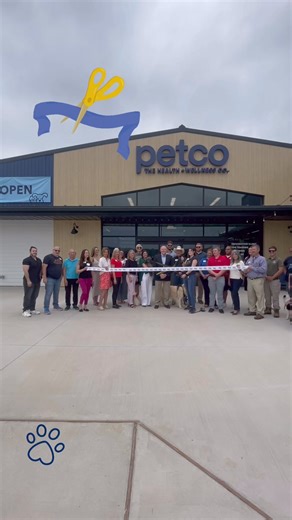Congratulations to Petco on their Grand Opening/Ribbon Cutting at the new location! WELCOME to Marble Falls, TX! See below for details on Family Fest happening Saturday from 10-3! 🥳 | Marble Falls / Highland Lakes Area Chamber of Commerce