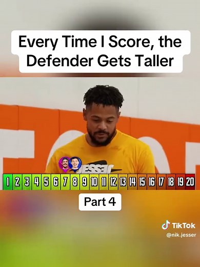 Every Time I Score, the Defender Gets Taller