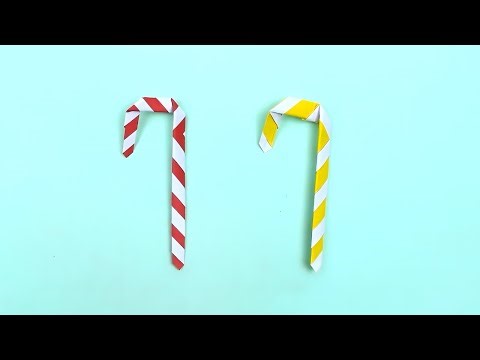How to Make an Origami Candy Cane – Simple Tutorial