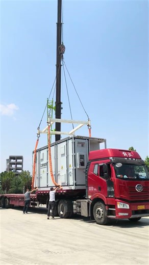 Energy Storage Container Hoisting Video