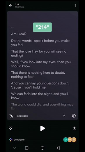 Chanlyrics on TikTok