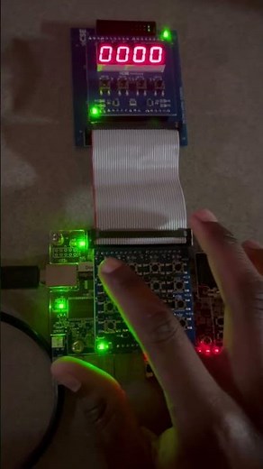 Displaying a shifted MUX display on the DE10 Lite #learningisfun #fpga