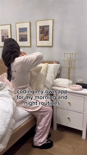 ava mackenzie on Instagram: "coding an app on my own using Floot #floot #coding #app #habittracker #morningroutine"