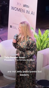 8.3K views · 51 reactions | At the Women in AI Summit, hosted by The...