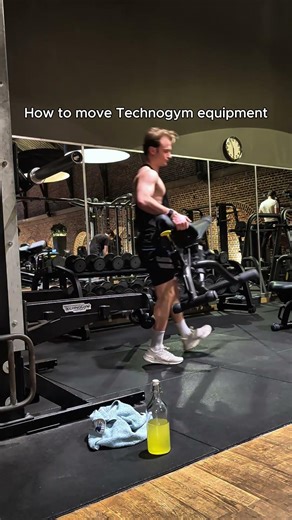 TOO LIGHT 💀 How to move gym equipment 😂 #shorts #viralshorts #gym #fitness