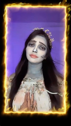 Corpse Bride🦋 #corpsebride #shorts #youtubeshorts #trending #viral #makeup #transition #halloween
