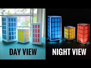 How to Make Paper Building/ Paper house making/ Easy Paper Craft