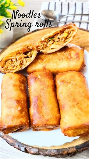 Spring Rolls Recipe |Spring roll |Noodles Spring roll | #recipe #easyrecipe #shorts #trending #viral