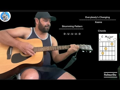Everybody’s Changing - Keane Guitar Tutorial | Everybody’s Changing Easy Guitar 🎸 Lesson