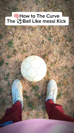 🦵How to Curve ball Power Shot tutorial#football#shorts