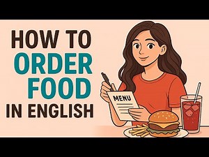 How to Order Food in English | Real Restaurant Conversation | Easy English for Beginners (A1–A2)