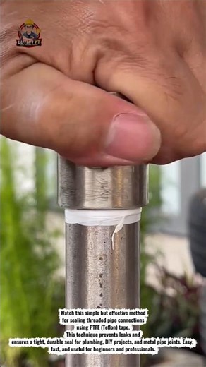 Amazing Thread Sealing Trick | PTFE Tape Pipe Connection Hack