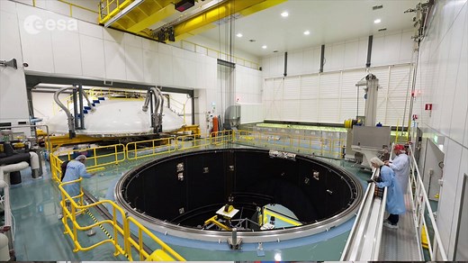 A composite time-lapse day in the life of Europe's largest space centre: ESTEC in the Netherlands, technical heart of the European Space Agency. See what we do here! | ESA - European Space Agency