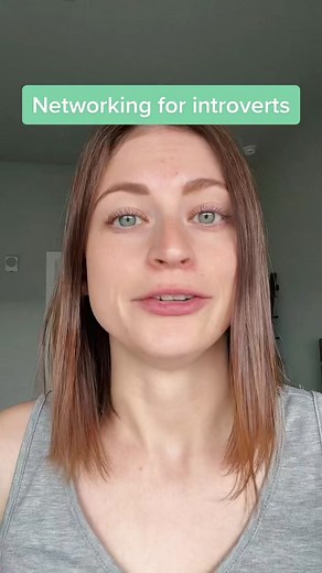 Networking tips for introverts 🥺 #networkingtips #careertips