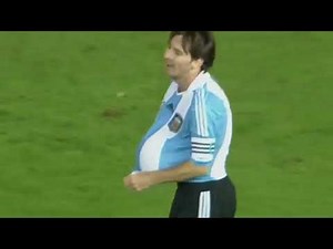 Messi 276 - Fabulous Messi Crushing Ecuador in FIFA WC2014 Qualifier - Messi pregnancy celebration