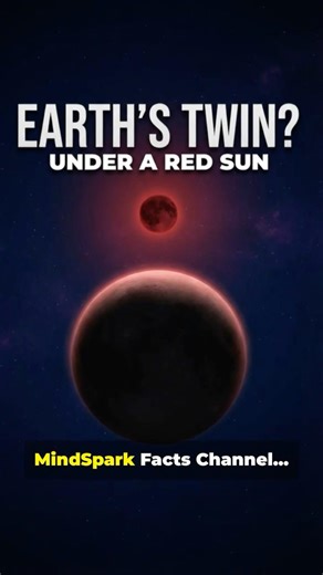 This Planet - Earth Size Under a Red Sun… Meet Kepler-186f Could It Be Alive? #sciencefacts #planets