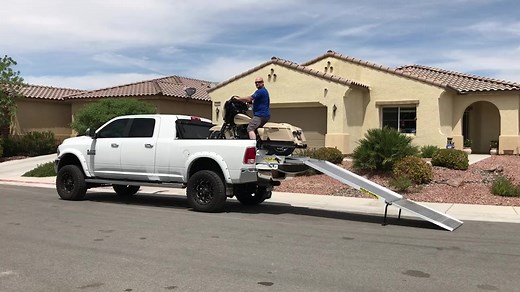 2.4K views · 70 reactions | loadall loading ramp on lifted truck | Load-all | Facebook