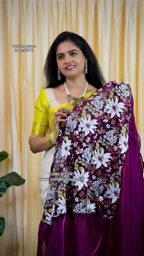 Damaged saree🙄or New Style🤔Saree launched in Rishiboutique 🥰