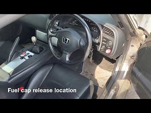 Honda S2000 2004 Fuel Cap Release Lever Location