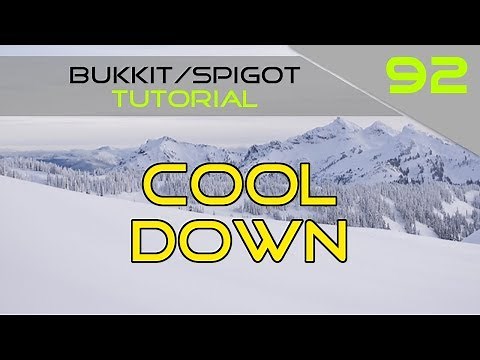 Minecraft Bukkit/Spigot Plugin Tutorial #92: Cooldowns