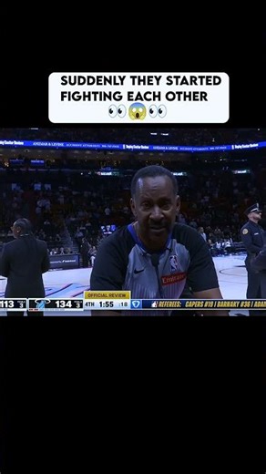 Huge fight between Scottie Pippen Jr. and Myron Gardner 😳 #nba #nbahighlights