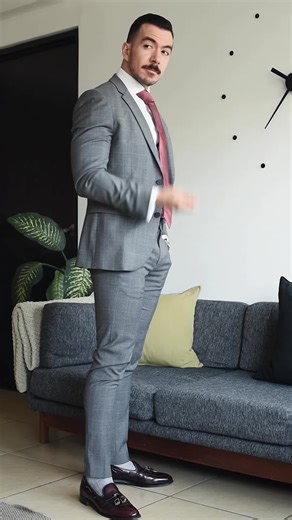 Suited Man Touring South America