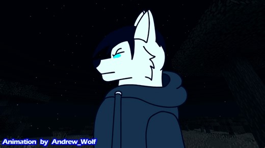 #andrew_wolf #wolf #animation #furryanimation #howl #howling #sadwolf #beastars