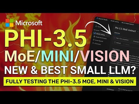 Phi-3.5 (MoE, Mini & Vision) : The NEW BEST Small Model is finally here! (Beats Llama-3.1, Mistral)