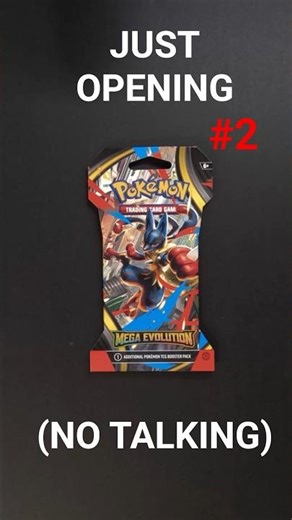 Pokémon Mega Evolution Booster Pack Opening #2 #Shorts #pokemon #packopening #boosterpacks
