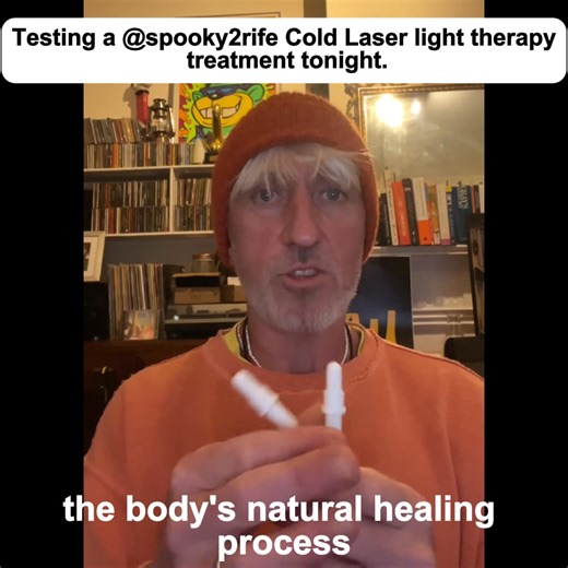 ✨ Testing a @spooky2rife Cold Laser Light Therapy session tonight! 👻🌱 Did you know every illness or disease vibrates at a specific frequency in Hz? And did you know you can identify those frequencies… and then neutralize them using sound or light? Think of an opera singer shattering a glass with her voice 💡—same principle! In the 1940s, Royal Raymond Rife discovered these “mortal oscillatory rates” and used them to help patients naturally. So why isn’t every home using this safe, natural heal