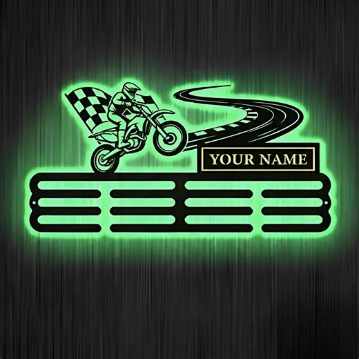 Personalized Motocross Wall Sign With Name, Dirt Bike Racing Sports Room Decor for Kids - Etsy