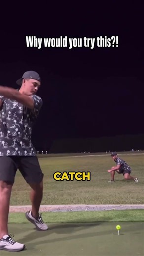 Catching a Full-Speed Golf Drive is INSANE 🤯🏌️‍♂️