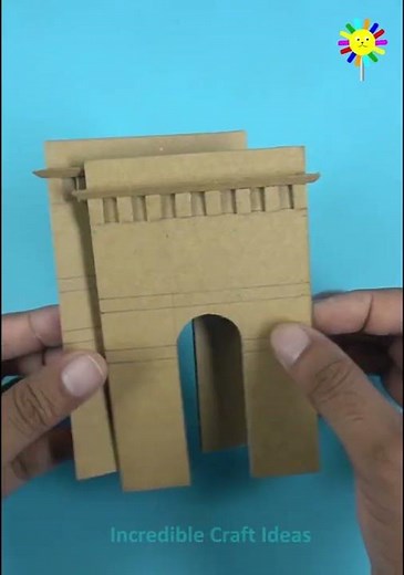 How to Make India Gate Using Cardboard | DIY India Gate Model #shorts #indiagatecraft #diyindiagate