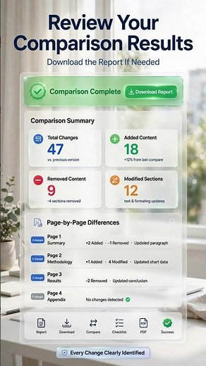 How to Compare PDF Files Online for Free | Find Differences Between Two PDFs with VelaPDF