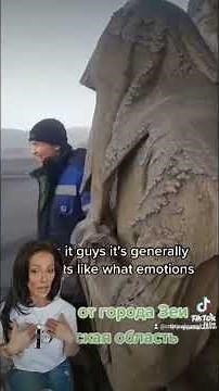 Fallen angel statue found underground in Russia