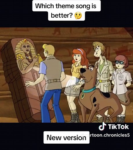 Which theme song is better? New version or Old version🤔 #scoobydoo #themesong #nostalgia #oldmemories