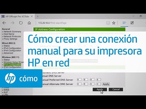 Cómo crear una conexión manual para su impresora HP en red | HP Printers | HP Support