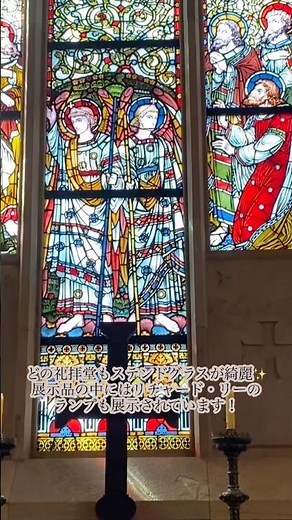 森の中にあるステンドグラス美術館✨/#ステンドグラス美術館 #ステンドグラス #美術館 #栃木県 #日本 #芸術 #絶景 #教会 #旅行 #旅行vlog #vlog #shorts