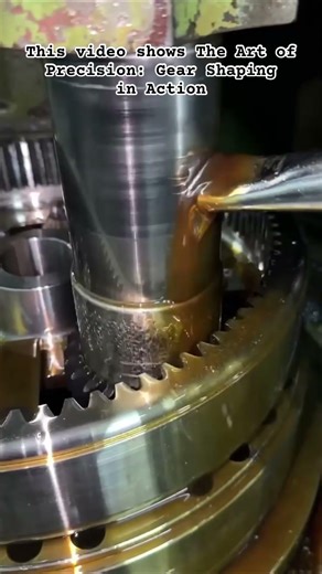 Gear Shaping in Action #Engineering #Manufacturing #Machining #IndustrialDesign #Mechanical