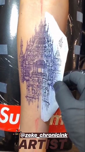 Magical Disney Castle Tattoo Designs