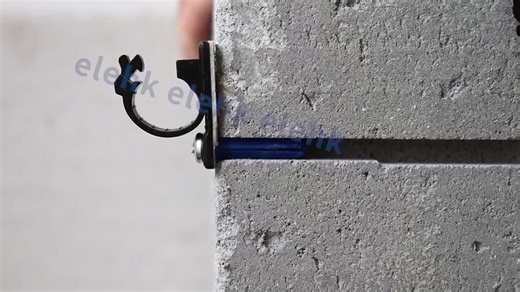 Elehk # 8-10 Conical Plastic Screw Anchors Plastic Wall Conical Anchors #10-12 Plastic Conical Blue