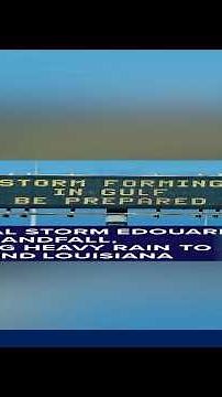 Tropical Storm Edouard makes landfall, bringing heavy rain to Texas and Louisiana