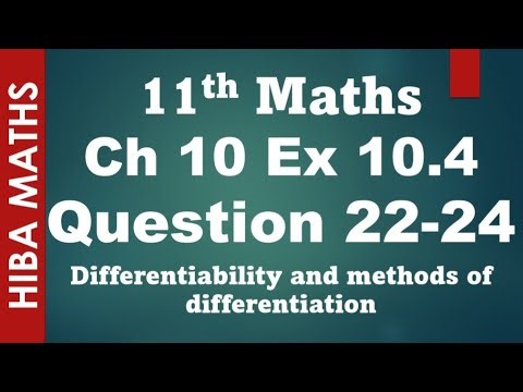 11th maths chapter 10 exercise 10.4 question 22-24 tn syllabus hiba maths