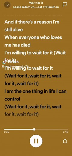 Hamilton Wait For It Lyrics Explained