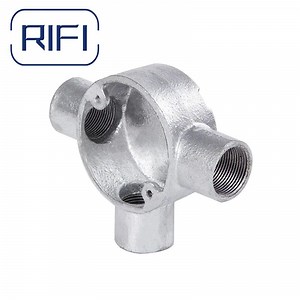 [Hot Item] BS Galvanized Steel Round Tee Type Circular Junction Box Terminal Box