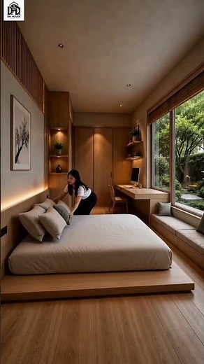 Japanese Bedroom That Feels Twice as Spacious | Smart Interior Design Ideas