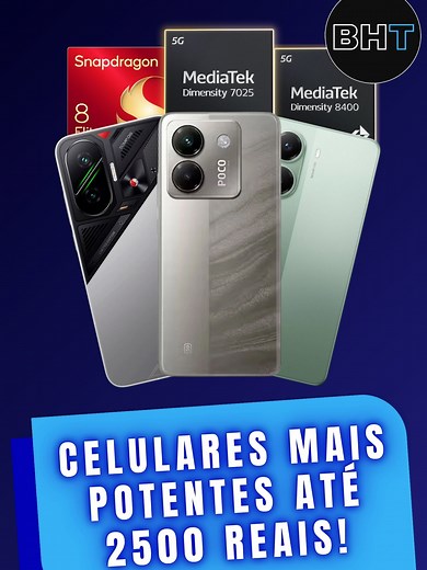 Celulares Potentes até R$2500 para Gamers